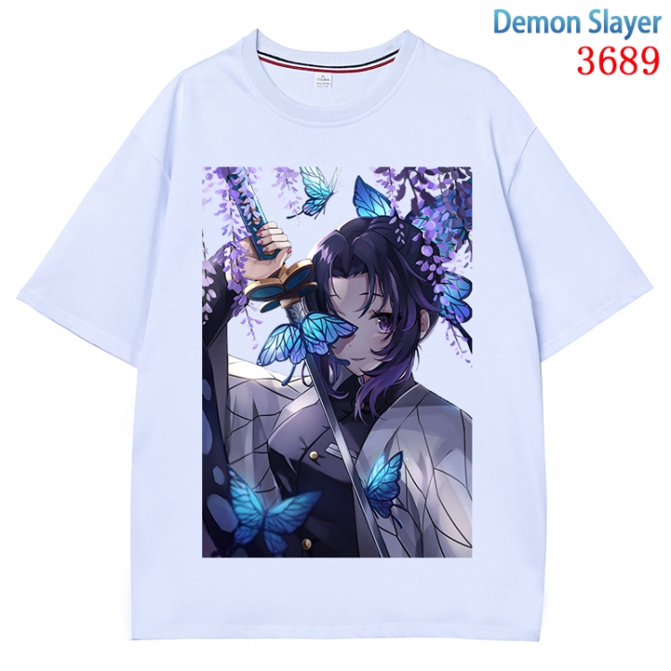 Demon Slayer Kimets  Anime Pure Cotton Short Sleeve T-shirt Direct Spray Technology from S to 4XL  CMY-3689-1
