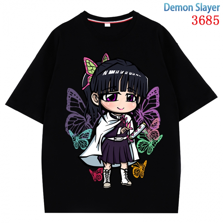 Demon Slayer Kimets  Anime Pure Cotton Short Sleeve T-shirt Direct Spray Technology from S to 4XL CMY-3685-2