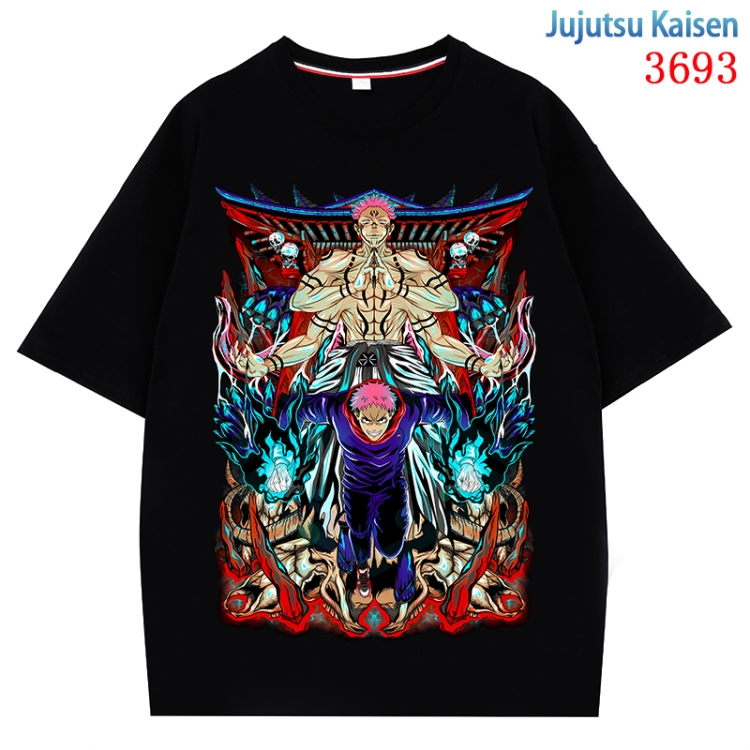 Jujutsu Kaisen  Anime Pure Cotton Short Sleeve T-shirt Direct Spray Technology from S to 4XL CMY-3693-2