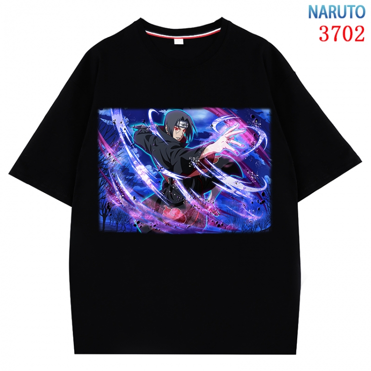 Naruto  Anime Pure Cotton Short Sleeve T-shirt Direct Spray Technology from S to 4XL CMY-3702-2