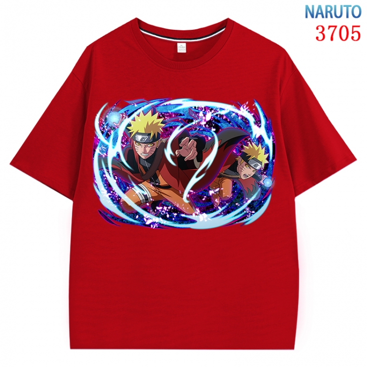 Naruto  Anime Pure Cotton Short Sleeve T-shirt Direct Spray Technology from S to 4XL CMY-3705-3