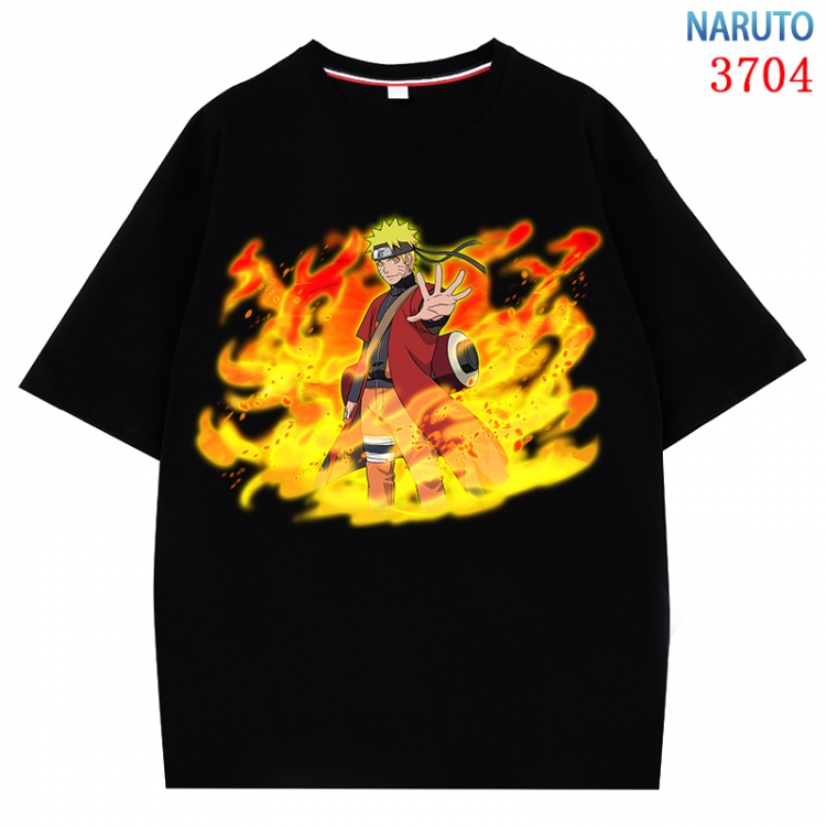Naruto  Anime Pure Cotton Short Sleeve T-shirt Direct Spray Technology from S to 4XL CMY-3704-2