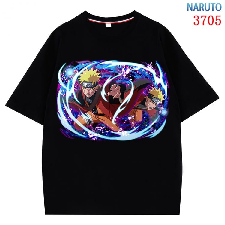 Naruto  Anime Pure Cotton Short Sleeve T-shirt Direct Spray Technology from S to 4XL CMY-3705-2