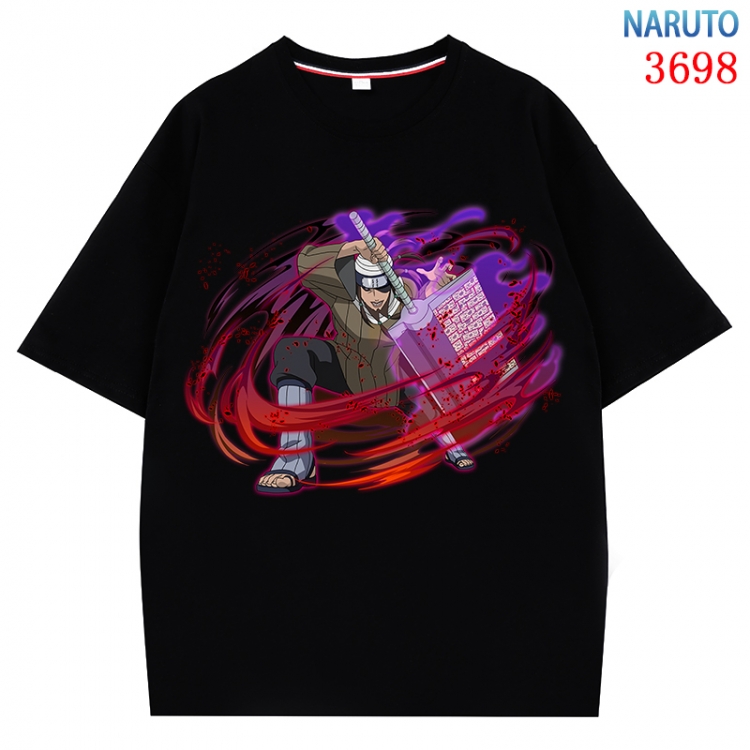 Naruto  Anime Pure Cotton Short Sleeve T-shirt Direct Spray Technology from S to 4XL CMY-3698-2
