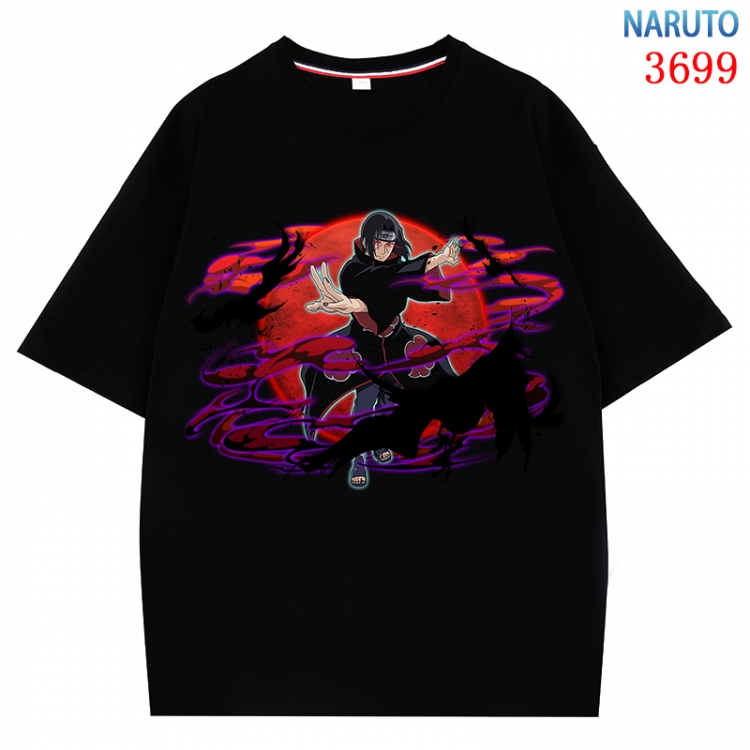 Naruto  Anime Pure Cotton Short Sleeve T-shirt Direct Spray Technology from S to 4XL  CMY-3699-2
