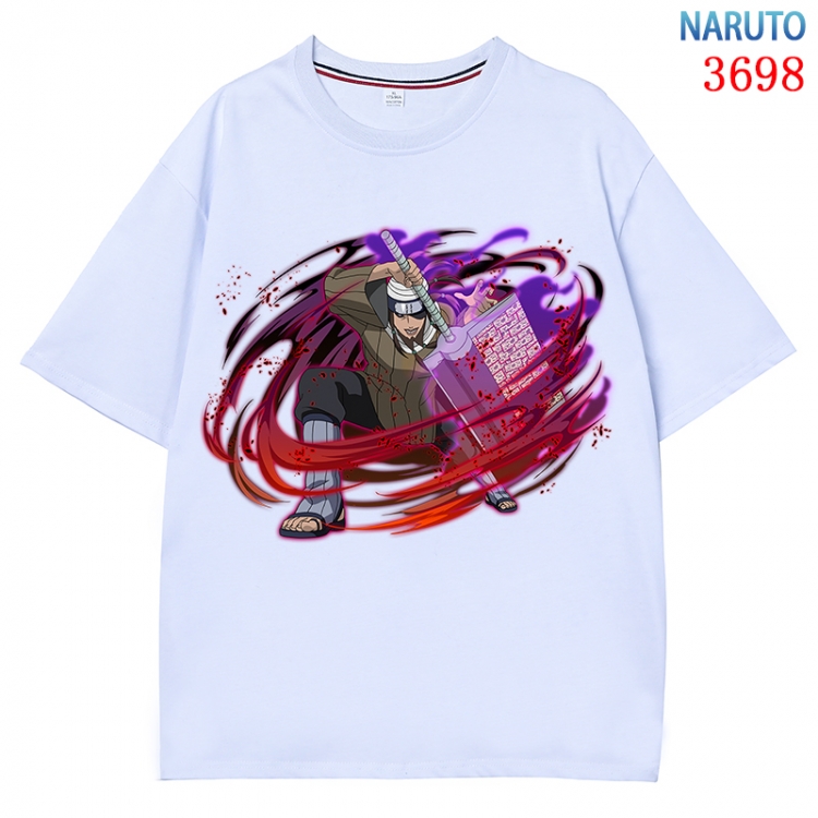 Naruto  Anime Pure Cotton Short Sleeve T-shirt Direct Spray Technology from S to 4XL CMY-3698-1