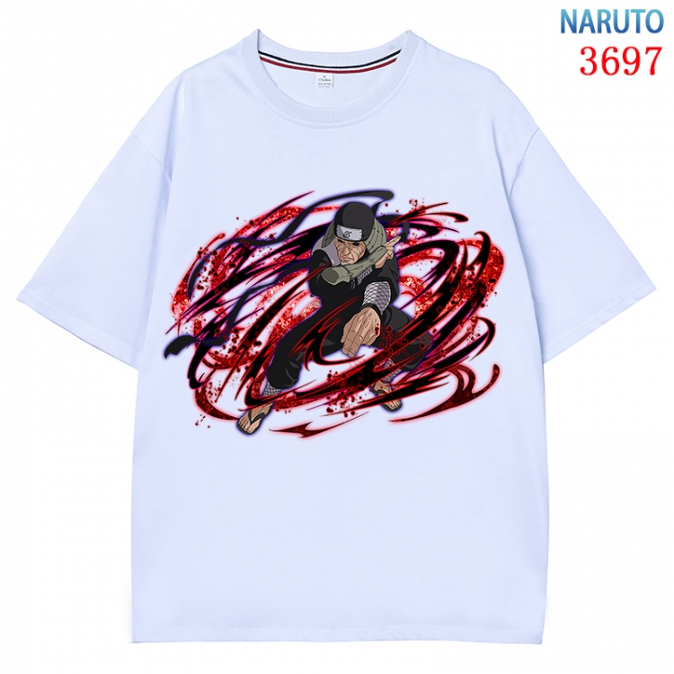 Naruto  Anime Pure Cotton Short Sleeve T-shirt Direct Spray Technology from S to 4XL  CMY-3697-1