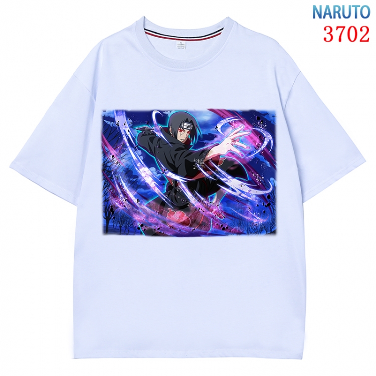 Naruto  Anime Pure Cotton Short Sleeve T-shirt Direct Spray Technology from S to 4XL CMY-3702-1