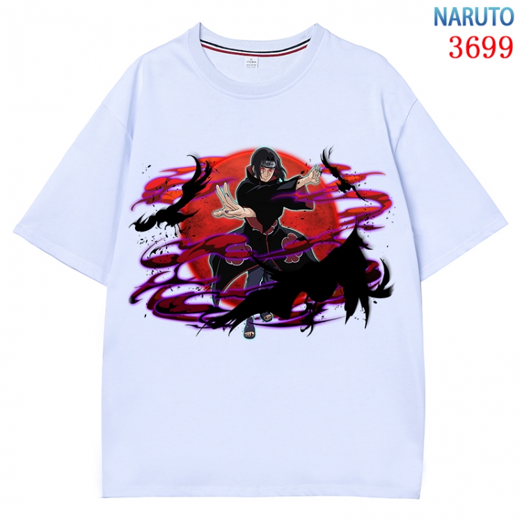 Naruto  Anime Pure Cotton Short Sleeve T-shirt Direct Spray Technology from S to 4XL CMY-3699-1