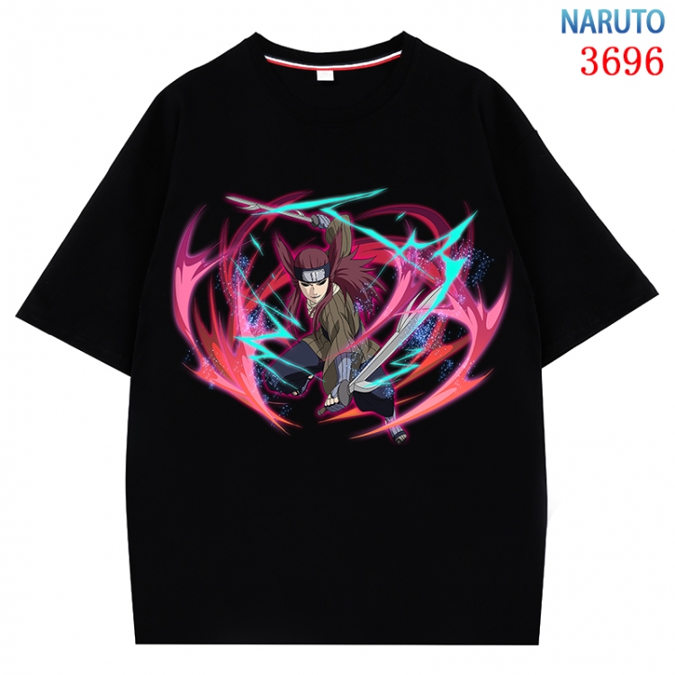 Naruto  Anime Pure Cotton Short Sleeve T-shirt Direct Spray Technology from S to 4XL CMY-3696-2