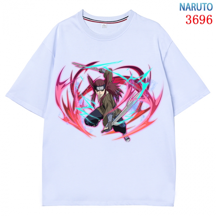Naruto  Anime Pure Cotton Short Sleeve T-shirt Direct Spray Technology from S to 4XL CMY-3696-1