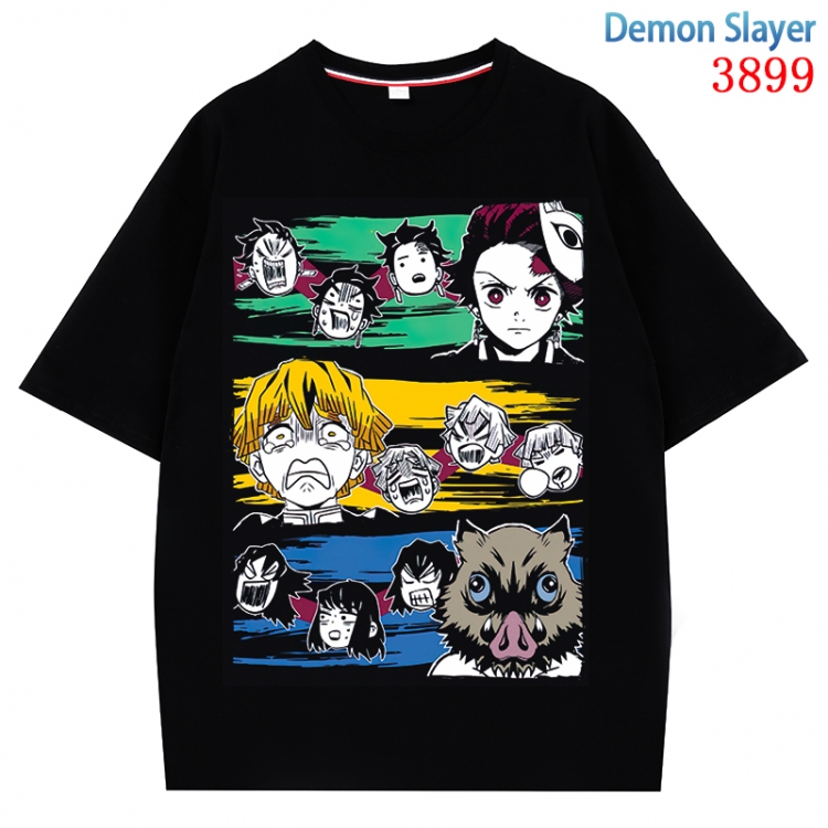 Demon Slayer Kimets  Anime Pure Cotton Short Sleeve T-shirt Direct Spray Technology from S to 4XL  CMY-3899-2