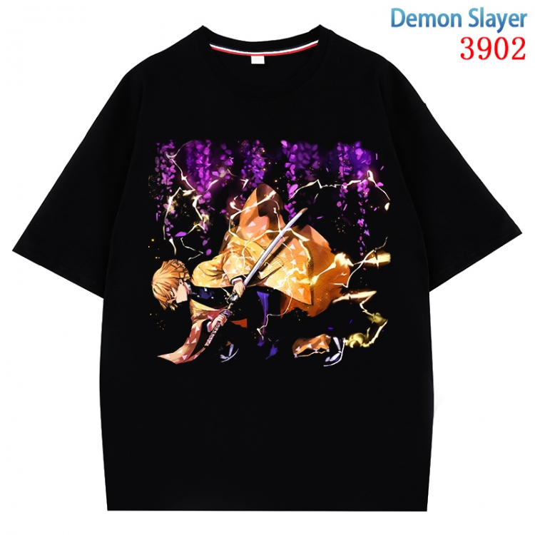 Demon Slayer Kimets  Anime Pure Cotton Short Sleeve T-shirt Direct Spray Technology from S to 4XL CMY-3902-2