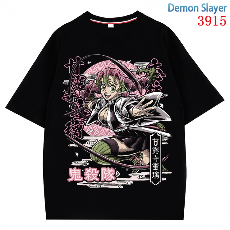 Demon Slayer Kimets  Anime Pure Cotton Short Sleeve T-shirt Direct Spray Technology from S to 4XL CMY-3915-2