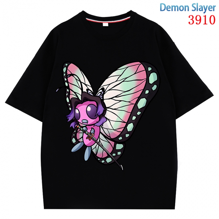 Demon Slayer Kimets  Anime Pure Cotton Short Sleeve T-shirt Direct Spray Technology from S to 4XL CMY-3910-2