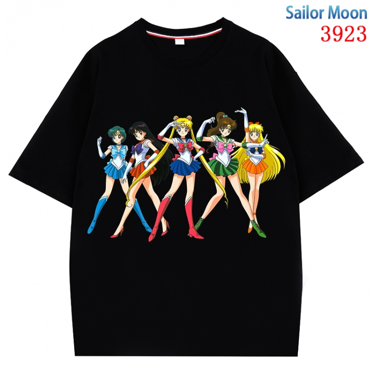 sailormoon  Anime Pure Cotton Short Sleeve T-shirt Direct Spray Technology from S to 4XL  CMY-3923-2