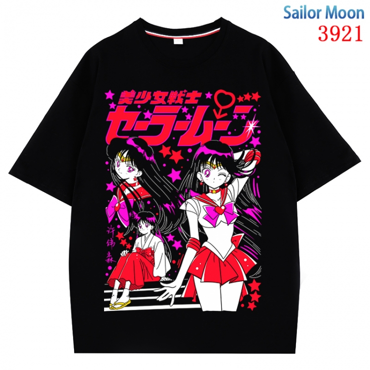 sailormoon  Anime Pure Cotton Short Sleeve T-shirt Direct Spray Technology from S to 4XL  CMY-3921-2