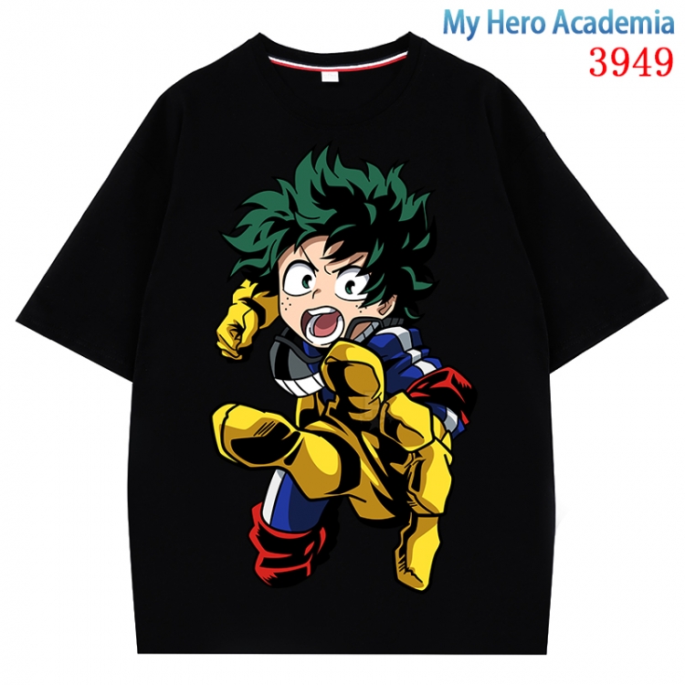 My Hero Academia  Anime Pure Cotton Short Sleeve T-shirt Direct Spray Technology from S to 4XL CMY-3949-2