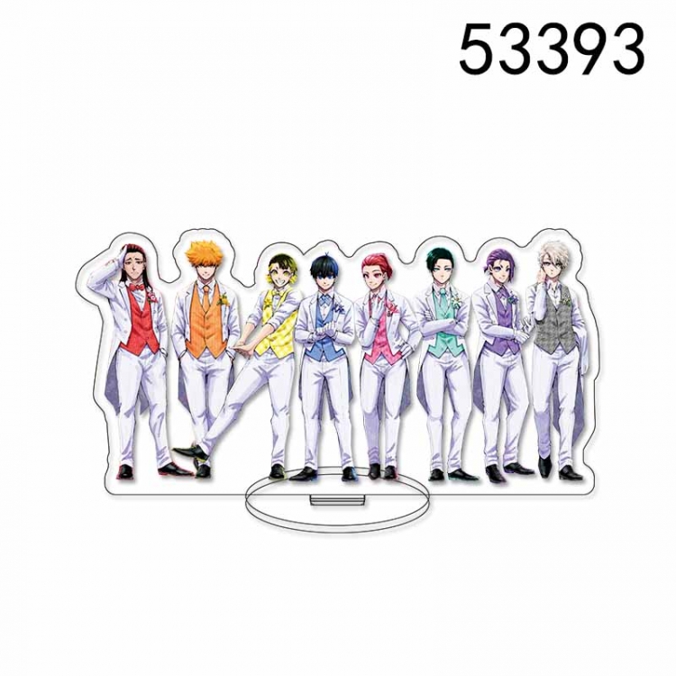 BLUE LOCK Anime characters acrylic Standing Plates Keychain 15CM 53393