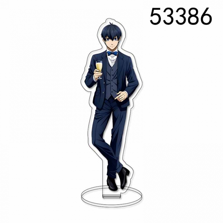 BLUE LOCK Anime characters acrylic Standing Plates Keychain 15CM 53386