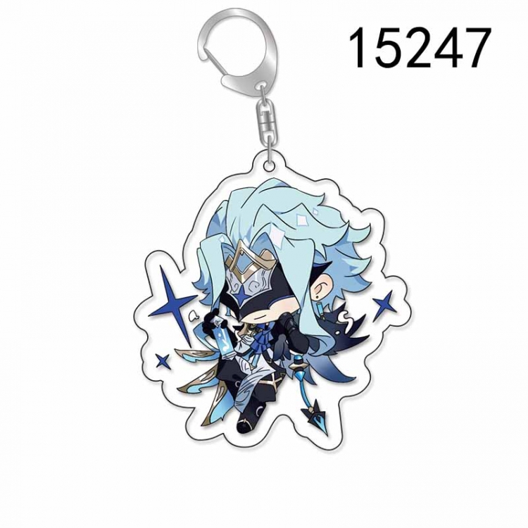 Genshin Impact Anime Acrylic Keychain Charm price for 5 pcs 15247