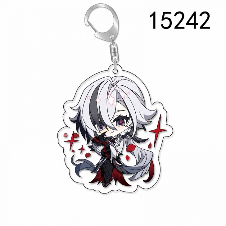 Genshin Impact Anime Acrylic Keychain Charm price for 5 pcs 15242