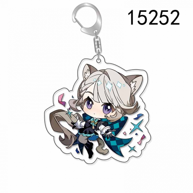 Genshin Impact Anime Acrylic Keychain Charm price for 5 pcs 15252