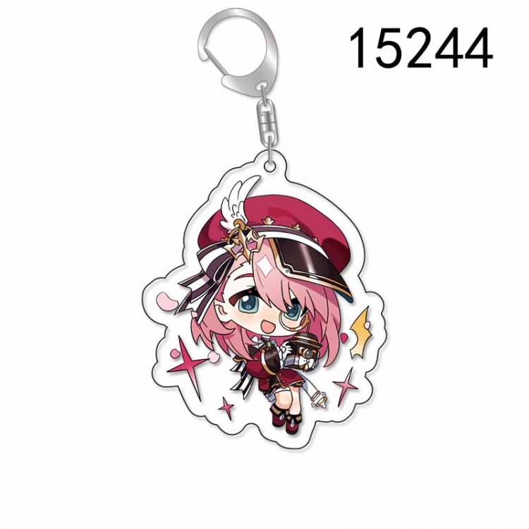 Genshin Impact Anime Acrylic Keychain Charm price for 5 pcs 15244