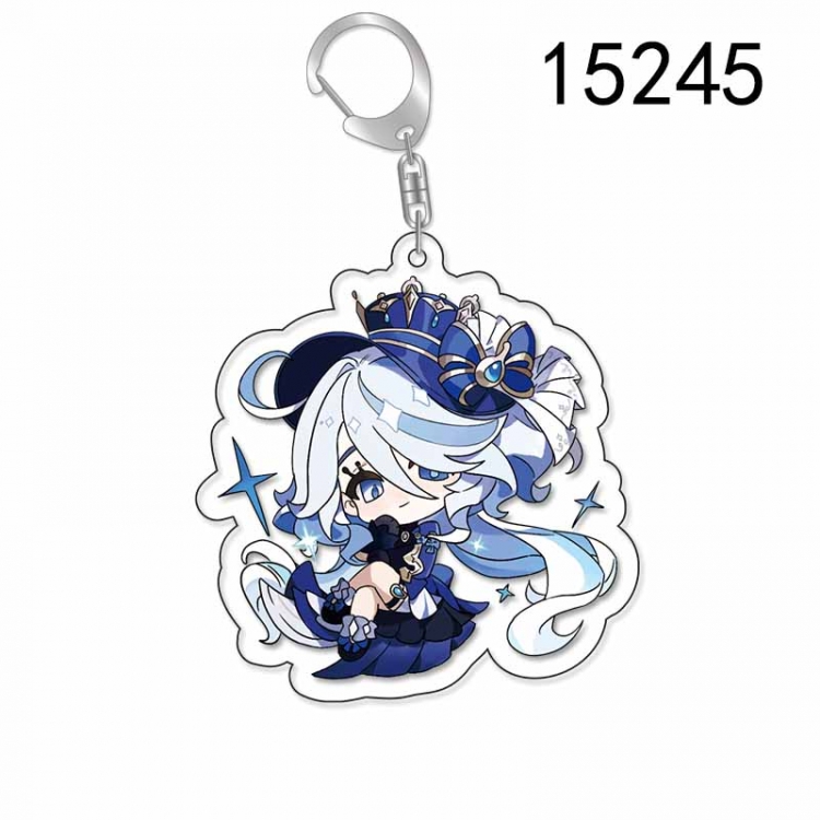 Genshin Impact Anime Acrylic Keychain Charm price for 5 pcs 15245