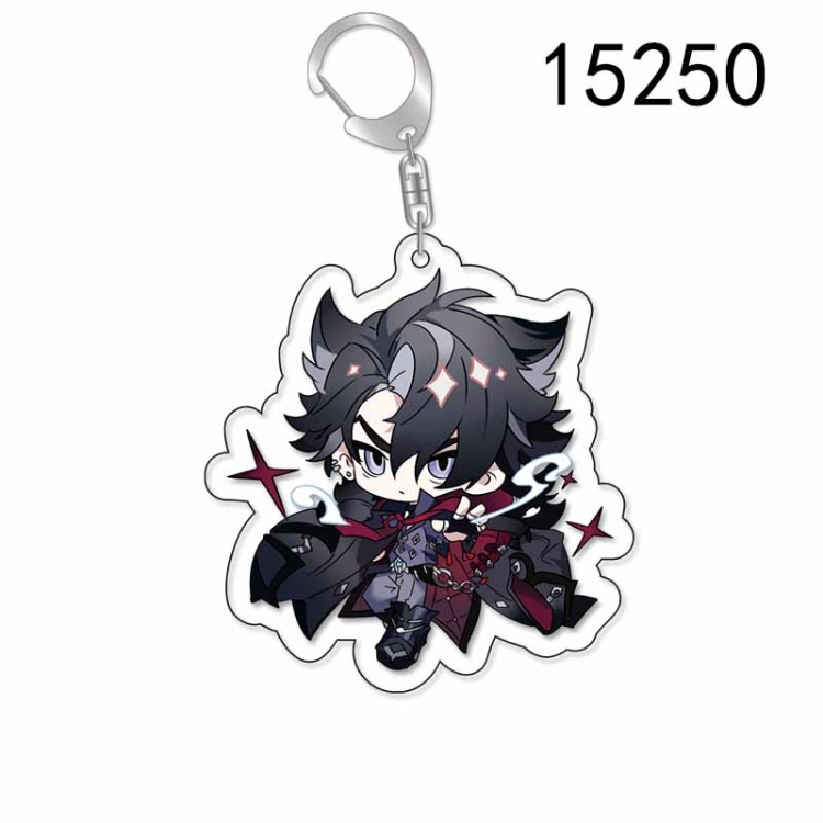 Genshin Impact Anime Acrylic Keychain Charm price for 5 pcs 15250