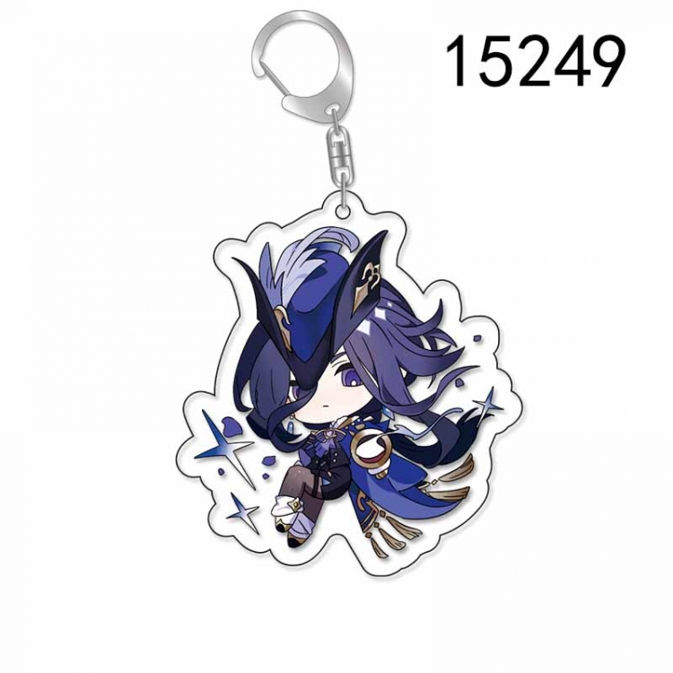 Genshin Impact Anime Acrylic Keychain Charm price for 5 pcs 15249