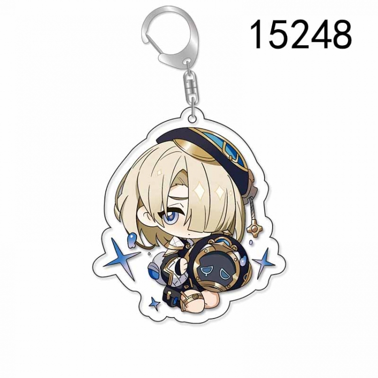 Genshin Impact Anime Acrylic Keychain Charm price for 5 pcs 15248