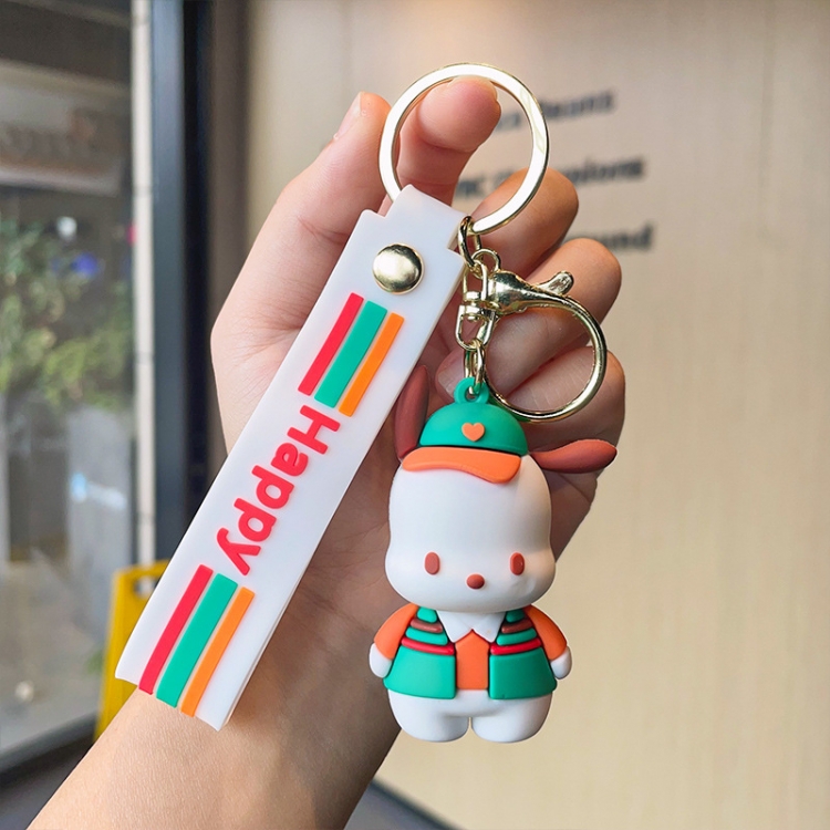 Pochacco Stereo car keychain bag pendant price for 5 pcs