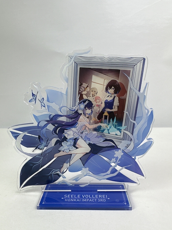 Collapse 3 Anime Character Interlayer acrylic Standing Plates Keychain 15-20m