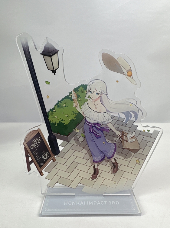 Collapse 3 Anime Character Interlayer acrylic Standing Plates Keychain 15-20m