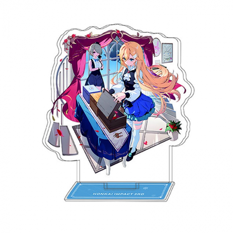 Collapse 3 Anime Character Interlayer acrylic Standing Plates Keychain 15-20m