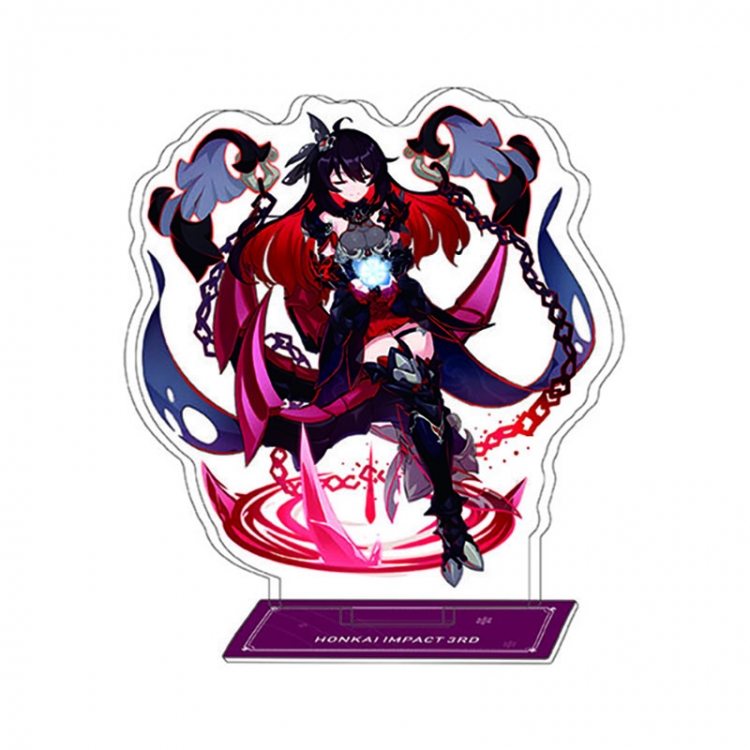 Collapse 3 Anime Character Interlayer acrylic Standing Plates Keychain 15-20m