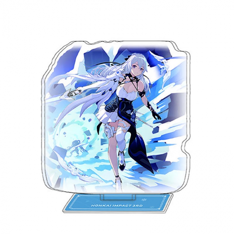 Collapse 3 Anime Character Interlayer acrylic Standing Plates Keychain 15-20m