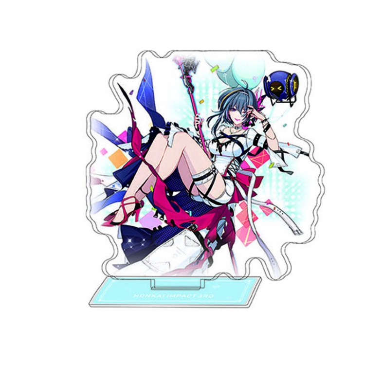 Collapse 3 Anime Character Interlayer acrylic Standing Plates Keychain 15-20m