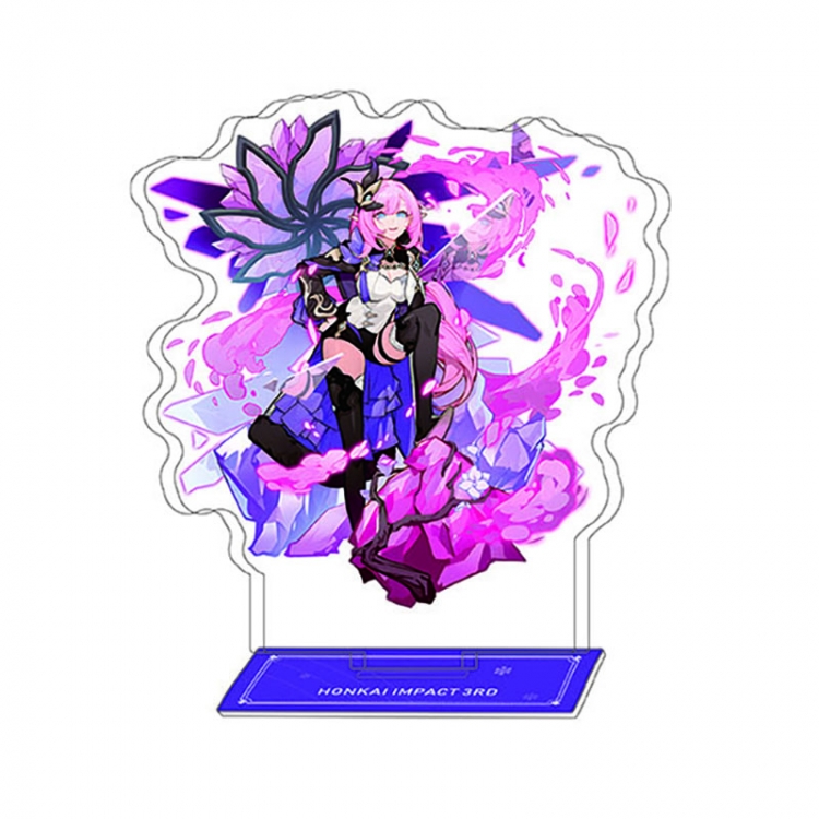 Collapse 3 Anime Character Interlayer acrylic Standing Plates Keychain 15-20m