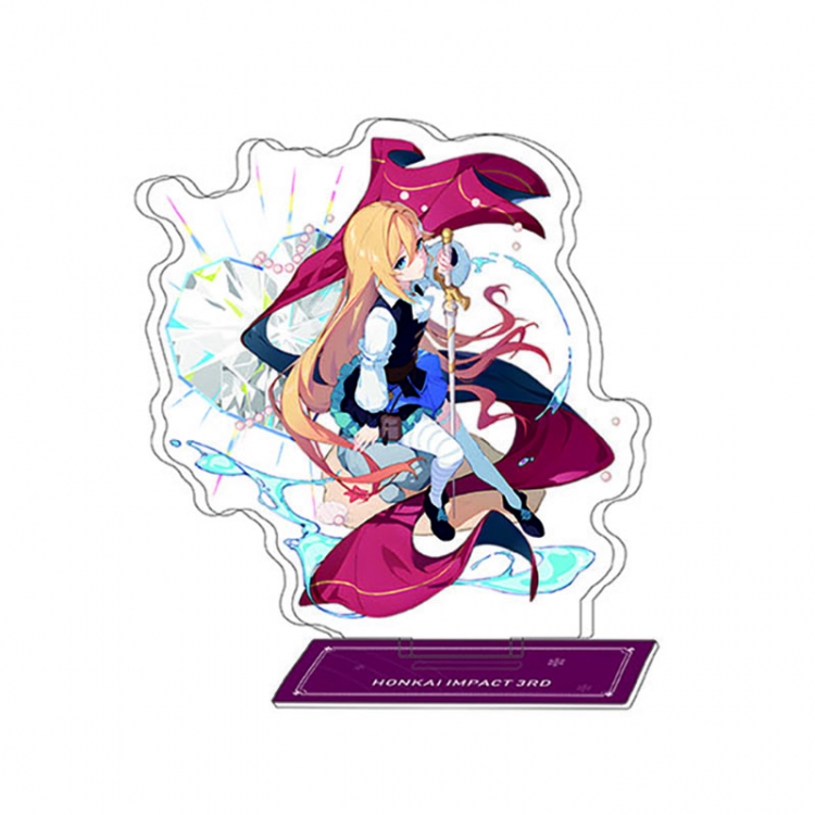 Collapse 3 Anime Character Interlayer acrylic Standing Plates Keychain 15-20m