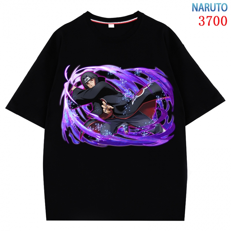 Naruto Anime Pure Cotton Short Sleeve T-shirt Direct Spray Technology from S to 4XL  CMY-3700-2