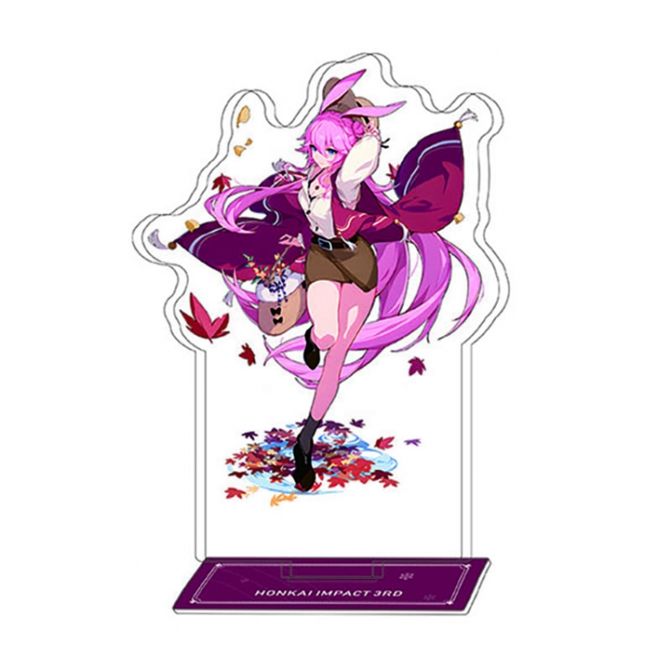 Collapse 3 Anime Character Interlayer acrylic Standing Plates Keychain 15-20m