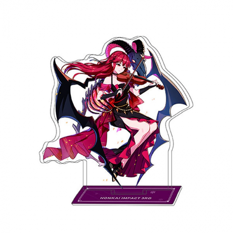 Collapse 3 Anime Character Interlayer acrylic Standing Plates Keychain 15-20m