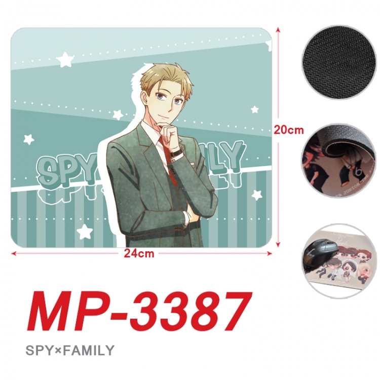 SPY×FAMILY Anime Full Color Printing Mouse Pad Unlocked 20X24cm price for 5 pcs MP-3387