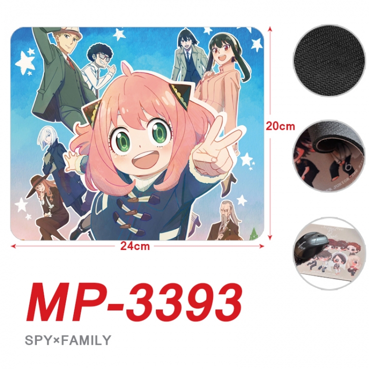 SPY×FAMILY Anime Full Color Printing Mouse Pad Unlocked 20X24cm price for 5 pcs MP-3393