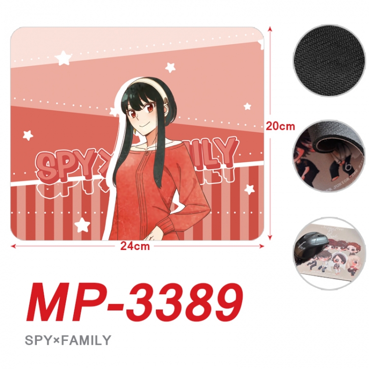 SPY×FAMILY Anime Full Color Printing Mouse Pad Unlocked 20X24cm price for 5 pcs MP-3389