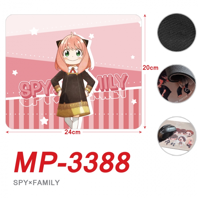 SPY×FAMILY Anime Full Color Printing Mouse Pad Unlocked 20X24cm price for 5 pcs MP-3388