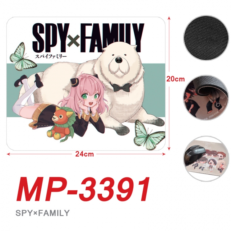 SPY×FAMILY Anime Full Color Printing Mouse Pad Unlocked 20X24cm price for 5 pcs MP-3391