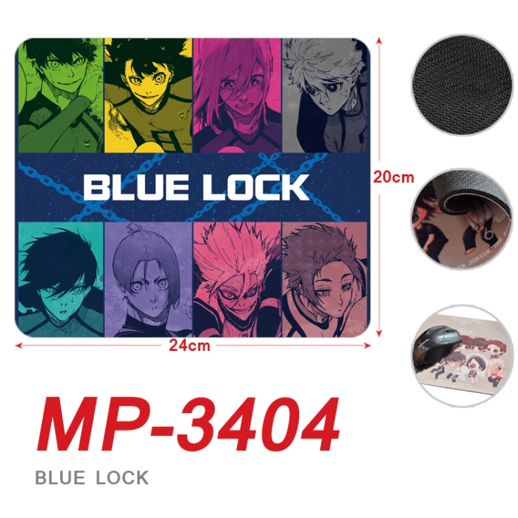 BLUE LOCK Anime Full Color Printing Mouse Pad Unlocked 20X24cm price for 5 pcs MP-3404
